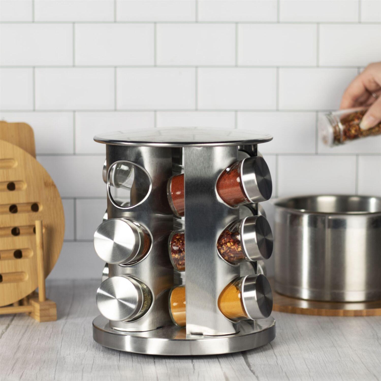 منظم التوابل الدوّار 360° – Rotating Spice Organizer